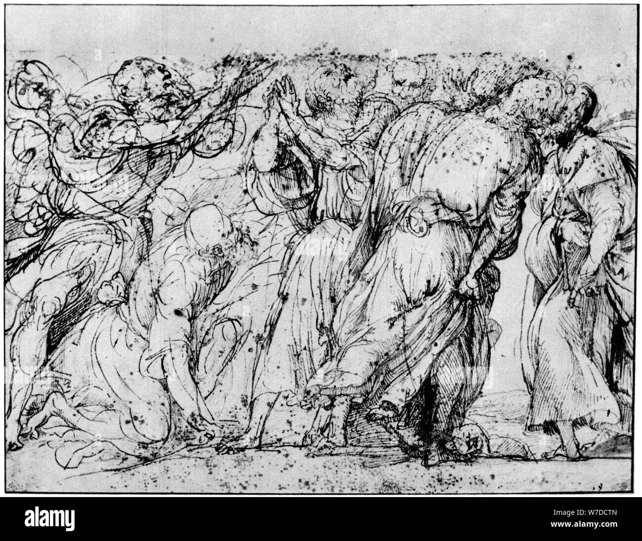 Man group people standing Black and White Stock Photos & Images - Alamy