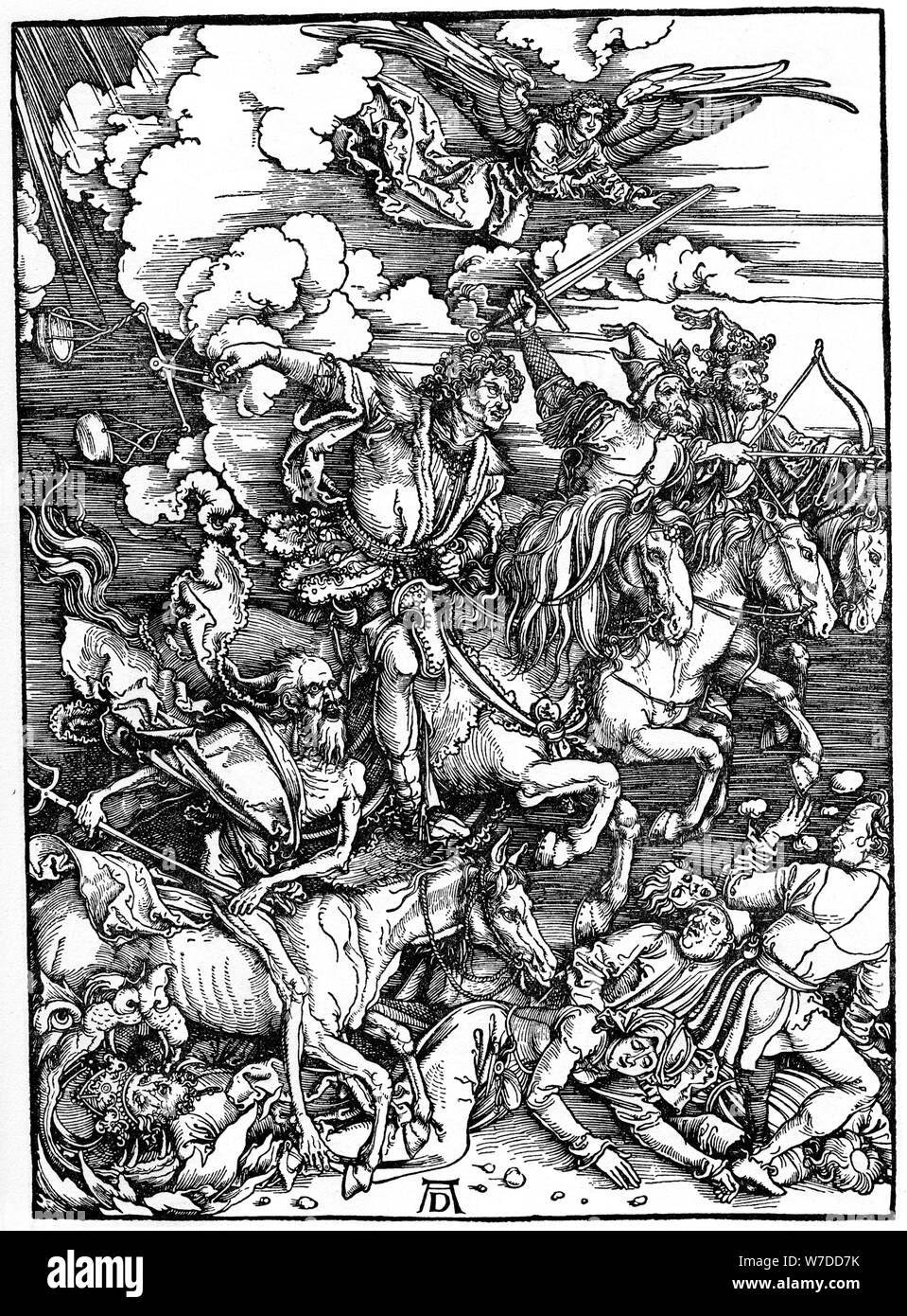 'The Four Horsemen of the Apocalypse', 1498, (1936). Artist: Albrecht Dürer Stock Photo