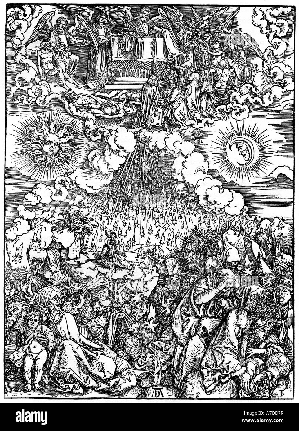 'The Opening of the Fifth and Sixth Seals', 1498, (1936). Artist: Albrecht Dürer Stock Photo
