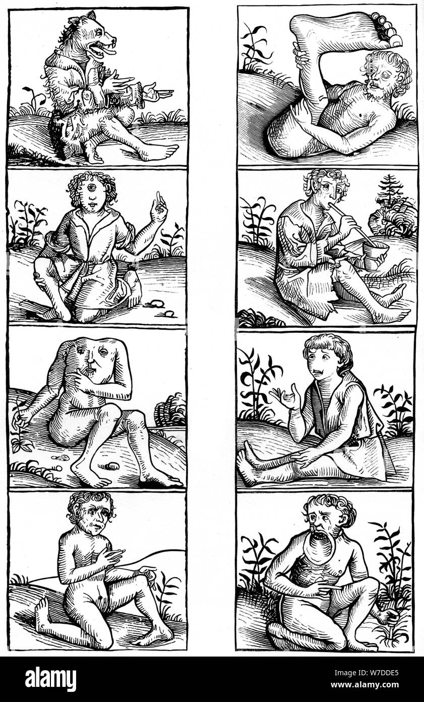 Beliefs and popular superstitions, 1493 (1849).Artist: A Bisson Stock Photo