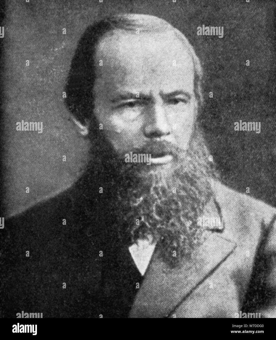Fyodor Dostoevsky (1821-1881), Russian novelist, early 20th century. Artist: Unknown Stock Photo