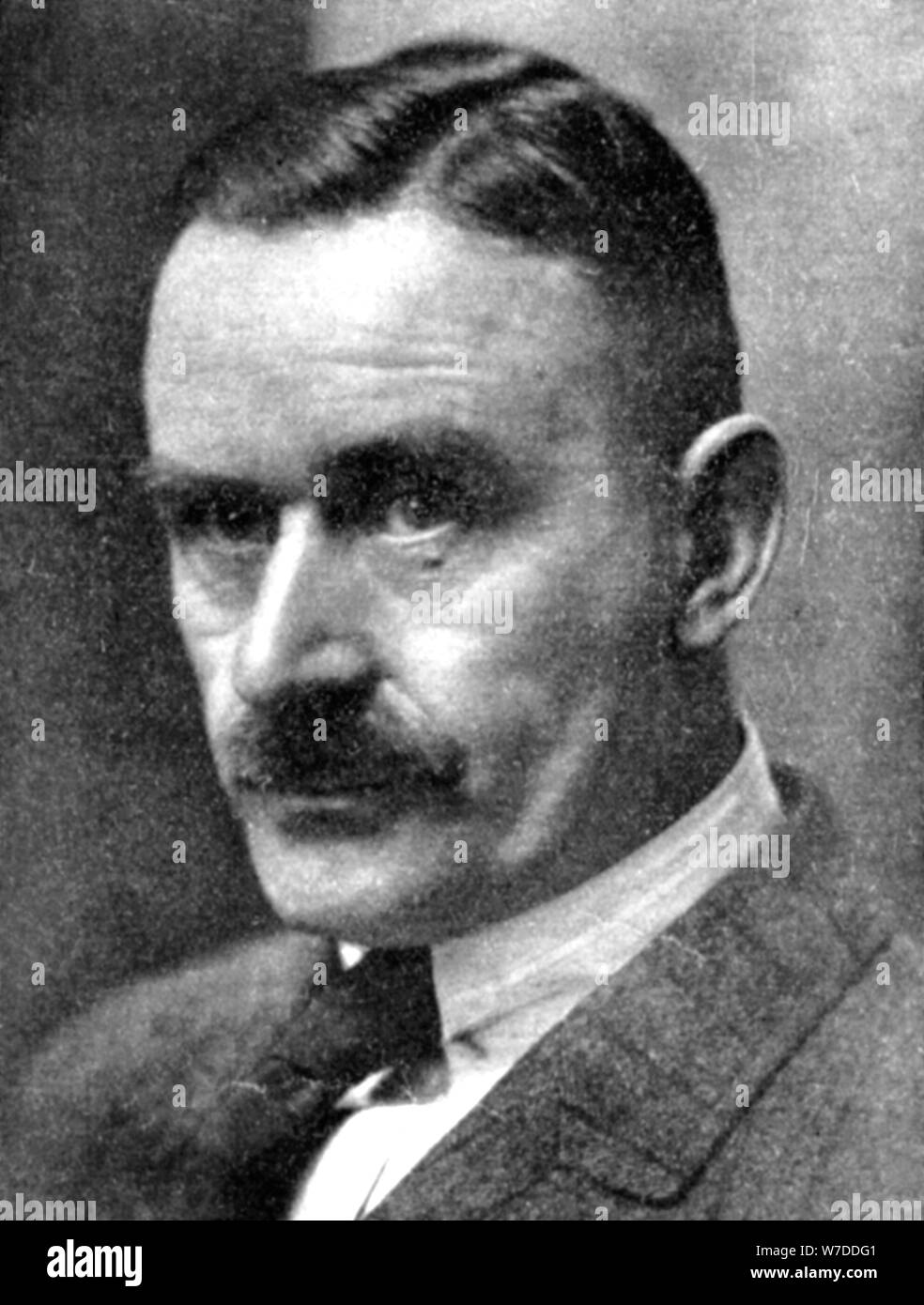 Thomas Mann (1875-1955), German novelist and short story writer, early 20th century. Artist: Unknown Stock Photo