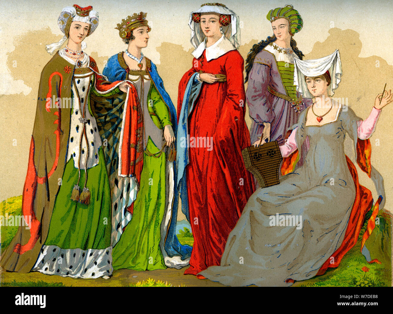 English noblewoman portrait hi-res stock photography and images - Alamy