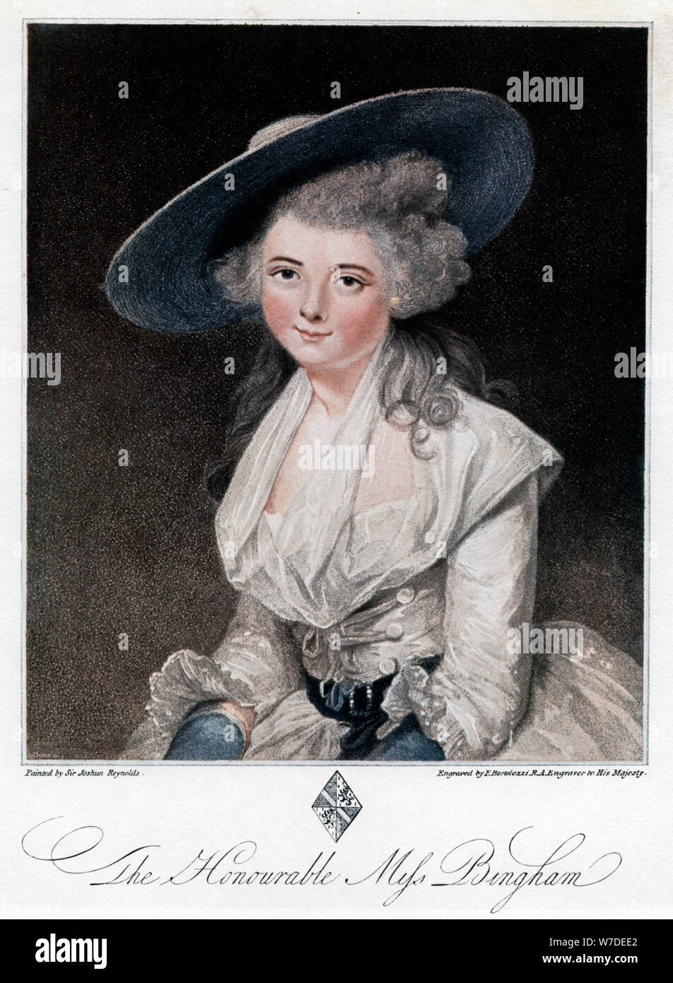 'The Honourable Miss Bingham', 18th century (1901). Artist: Unknown Stock Photo