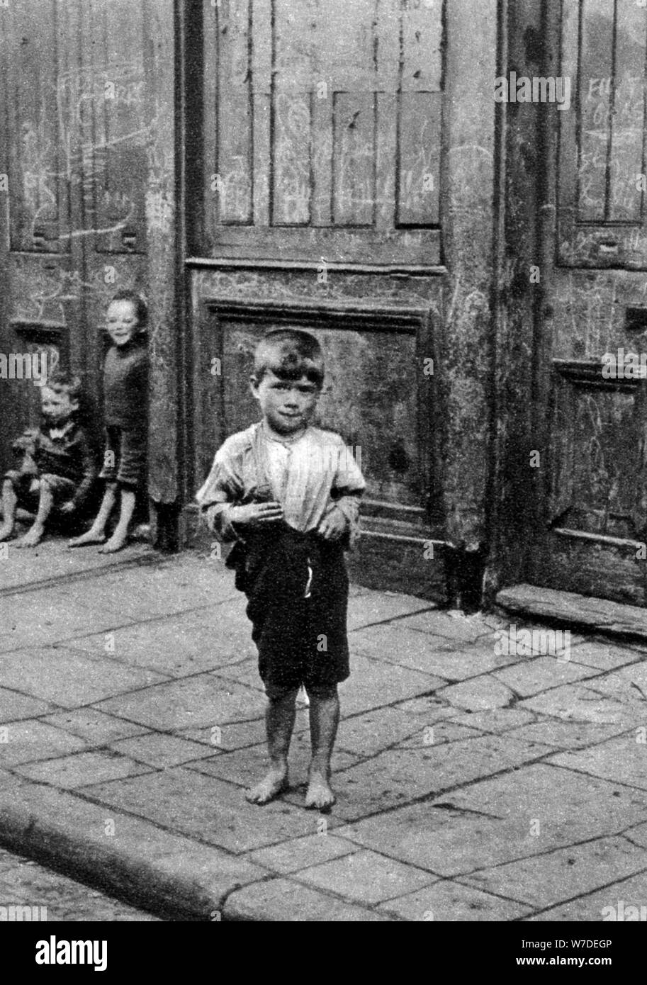 An East End child, London, 1926-1927. Artist: Unknown Stock Photo