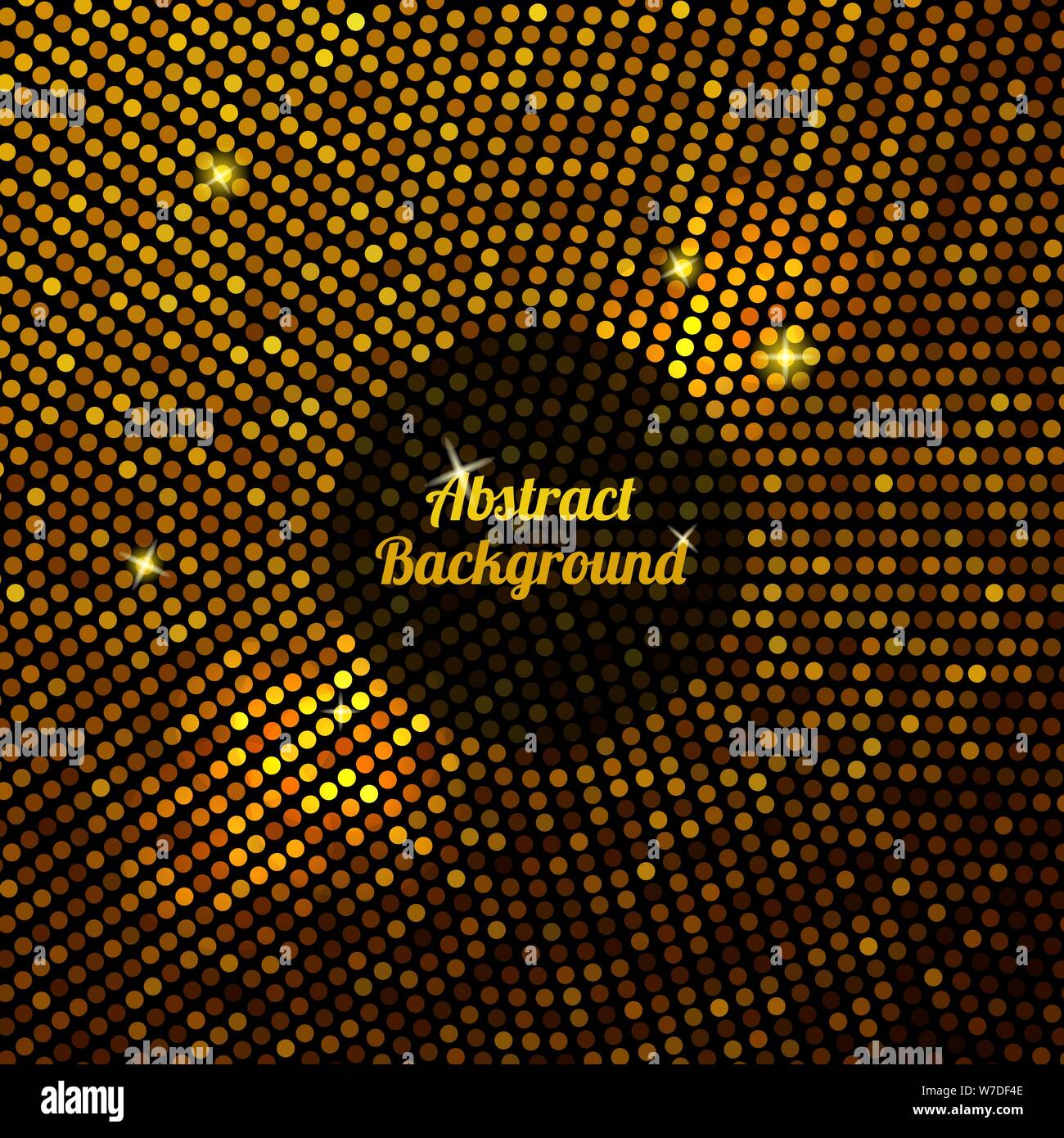 Abstract gold mosaic background. Stock Vector