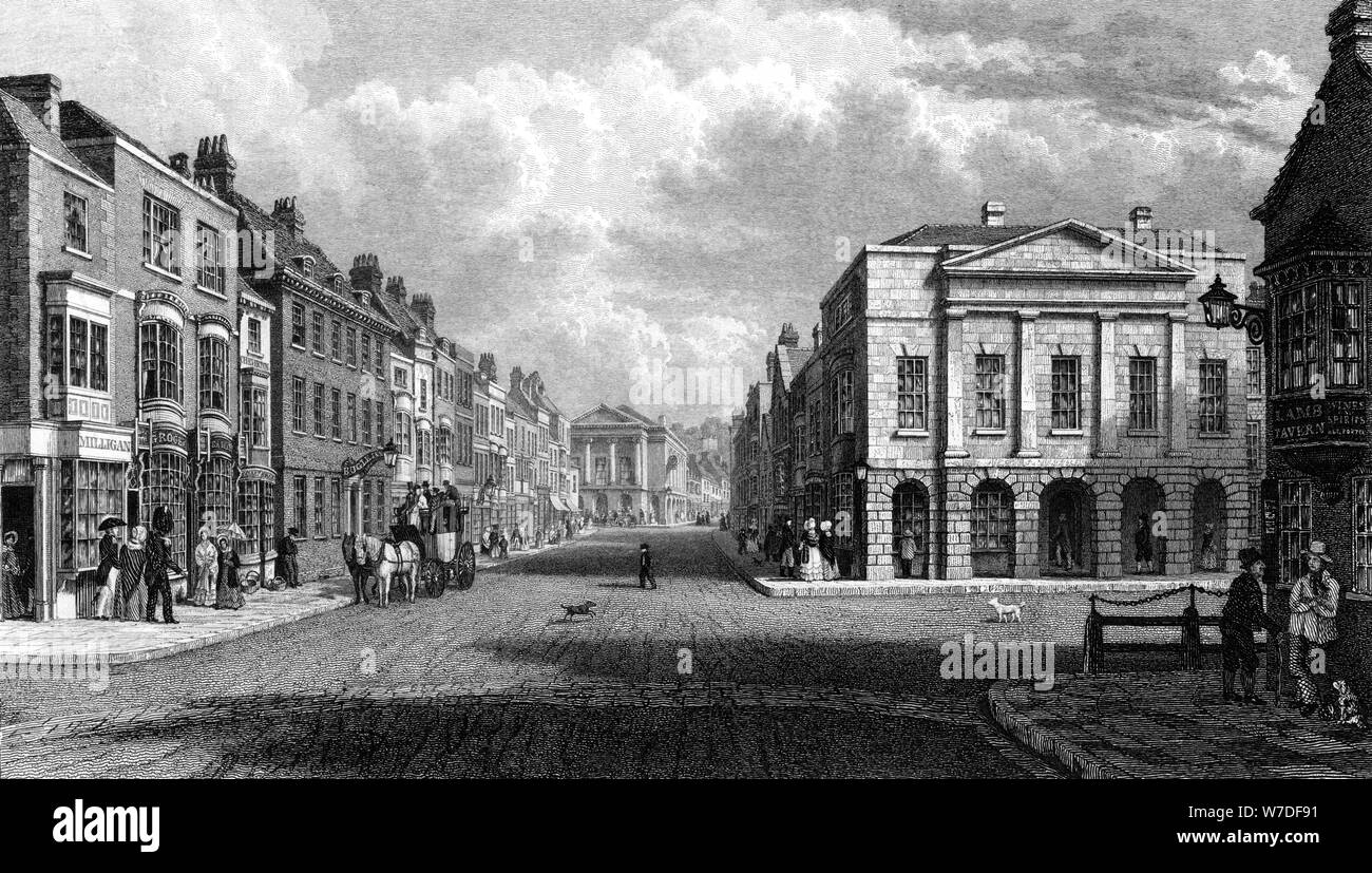High street isle of wight Black and White Stock Photos & Images - Alamy