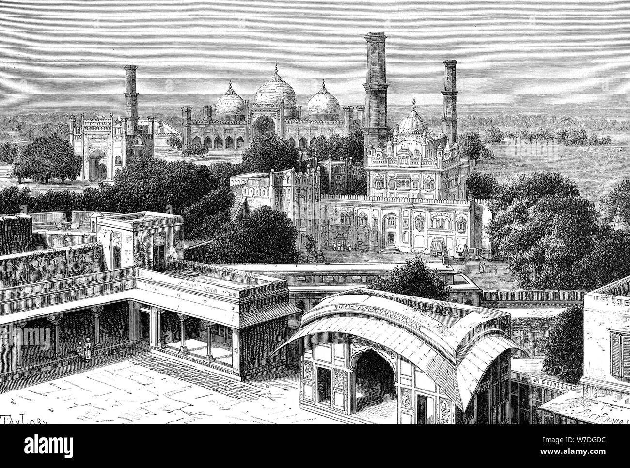 Lahore, Pakistan, 1895.Artist: Bertrand Stock Photo