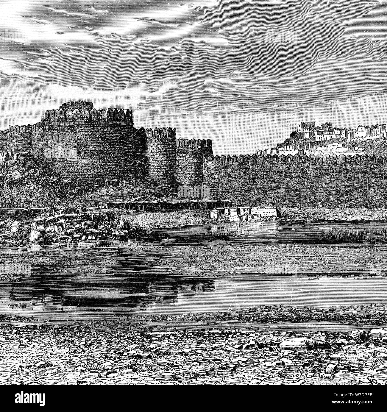 City wall rampart Black and White Stock Photos & Images - Alamy