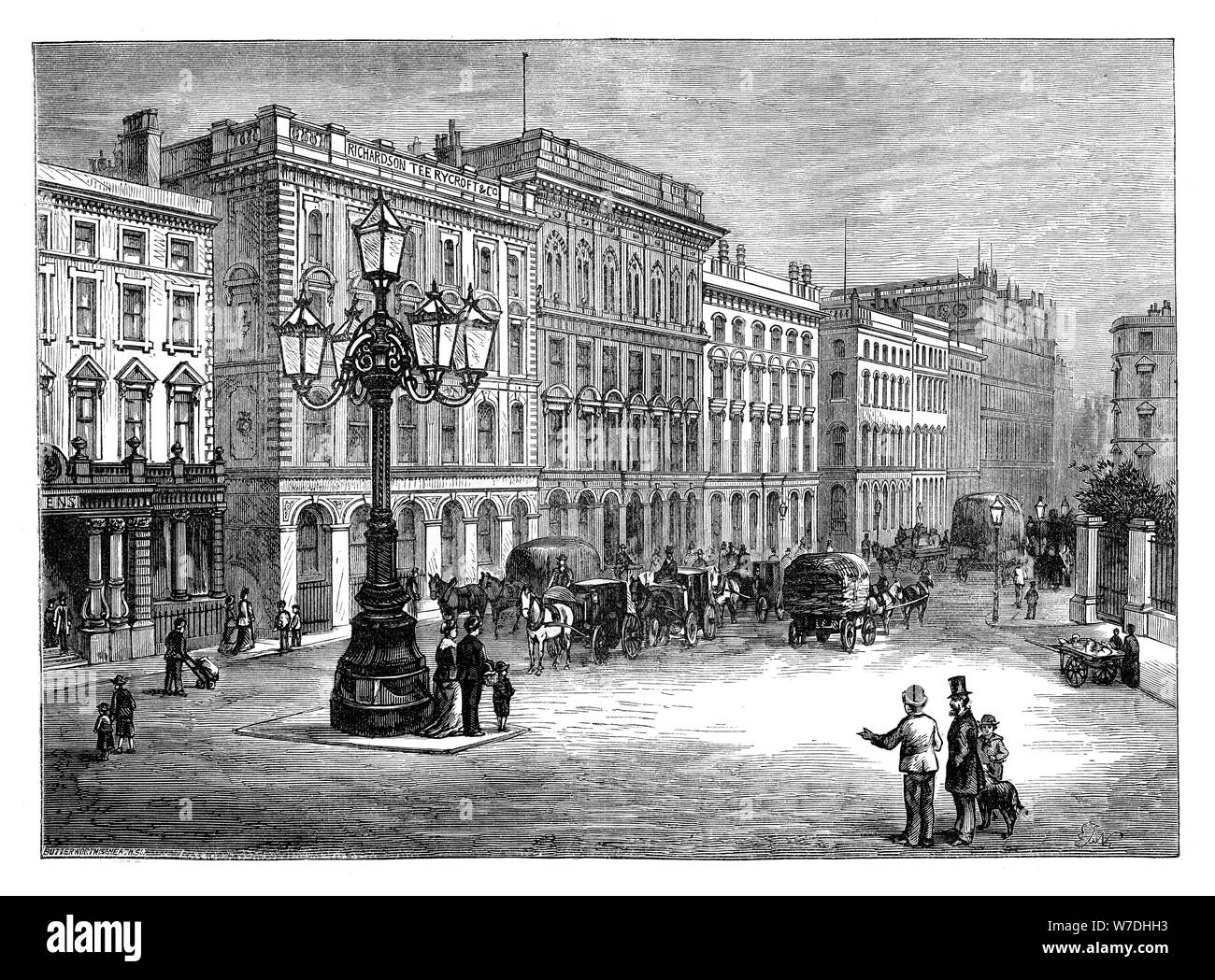 Manchester england 19th century Black and White Stock Photos & Images ...