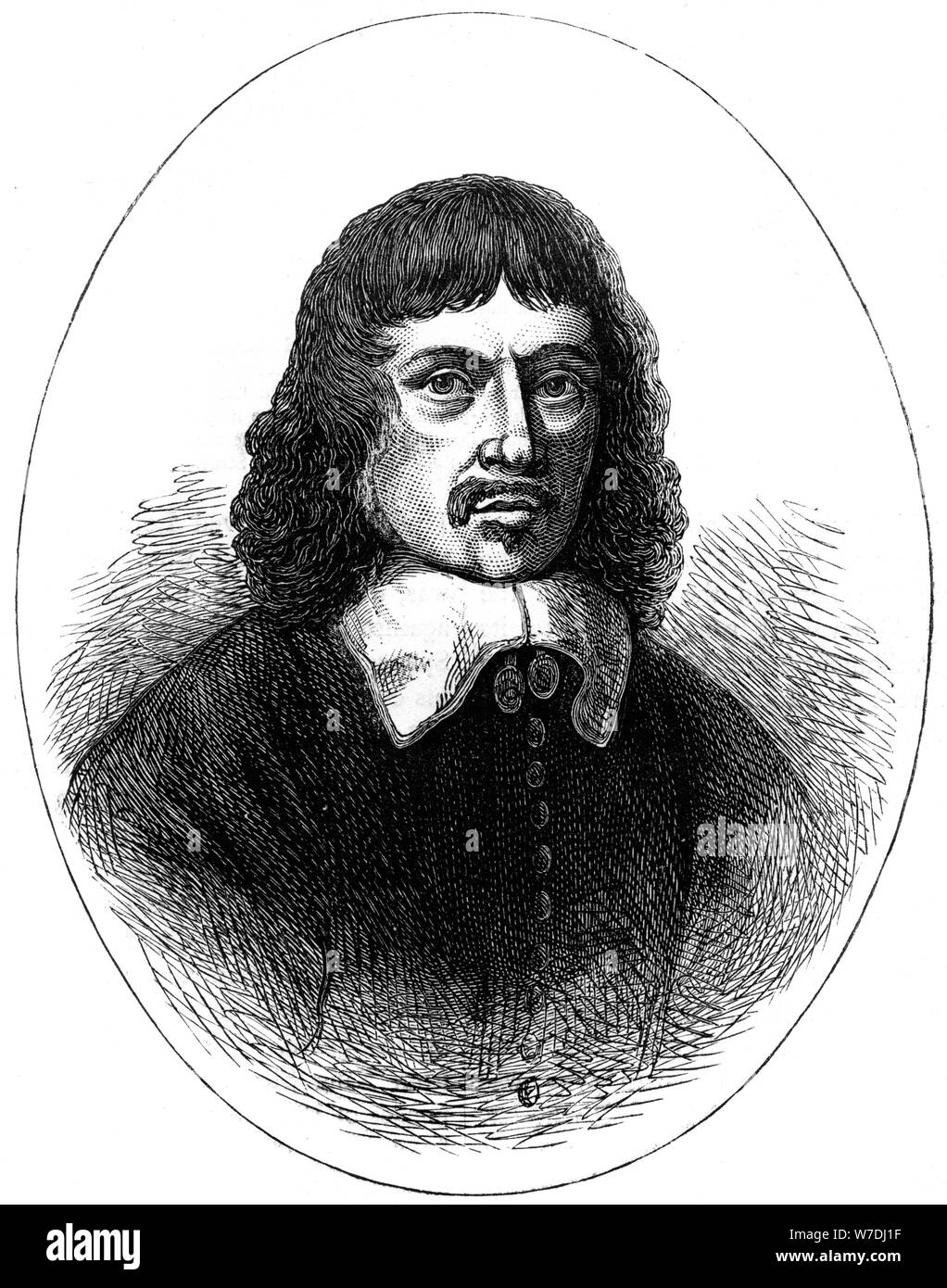 Wenceslaus Hollar (1607-1677), Bohemian etcher, 1891. Artist: Unknown Stock Photo