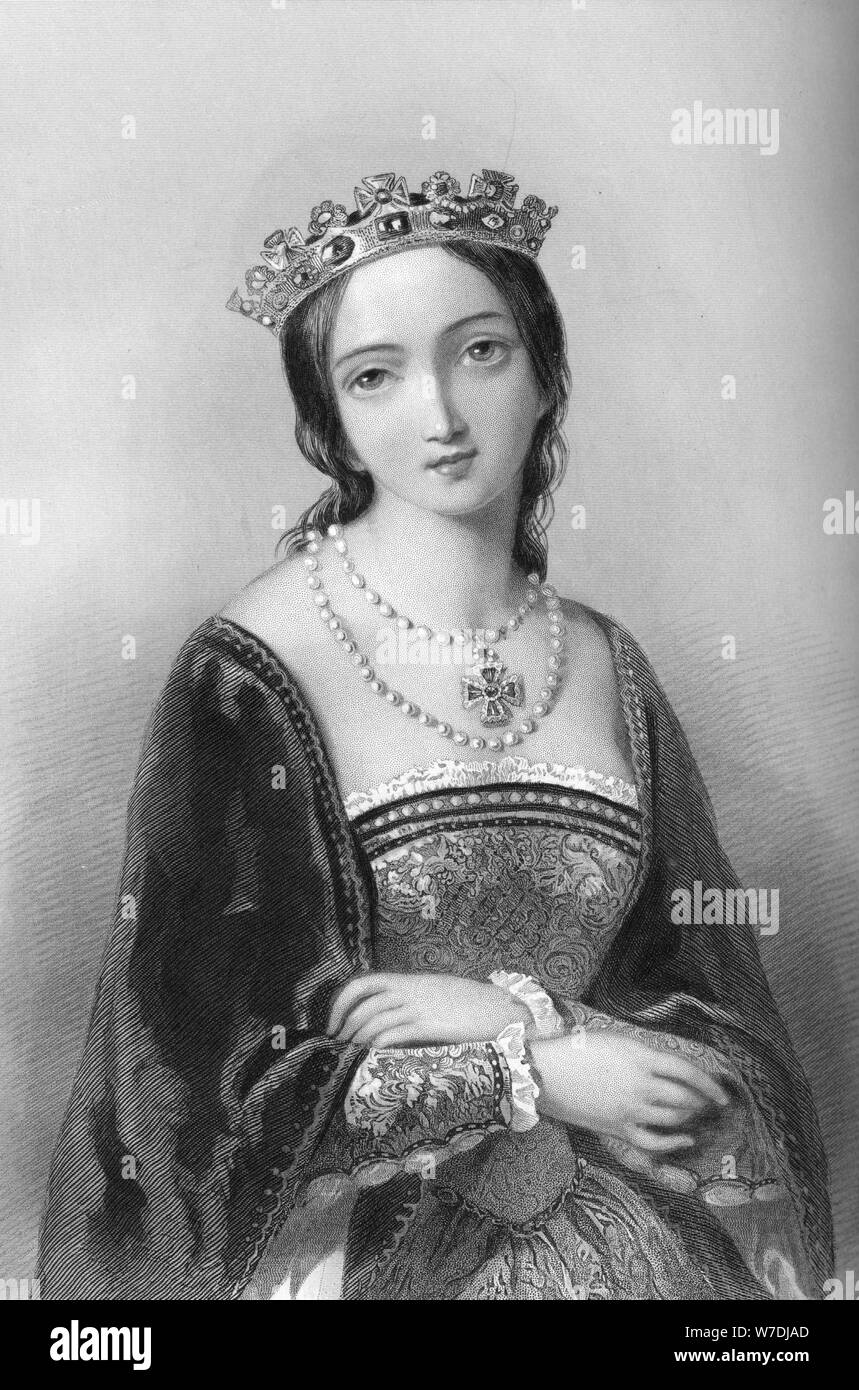 Queen Mary I (15161558), 1851.Artist WH Egleton Stock Photo Alamy