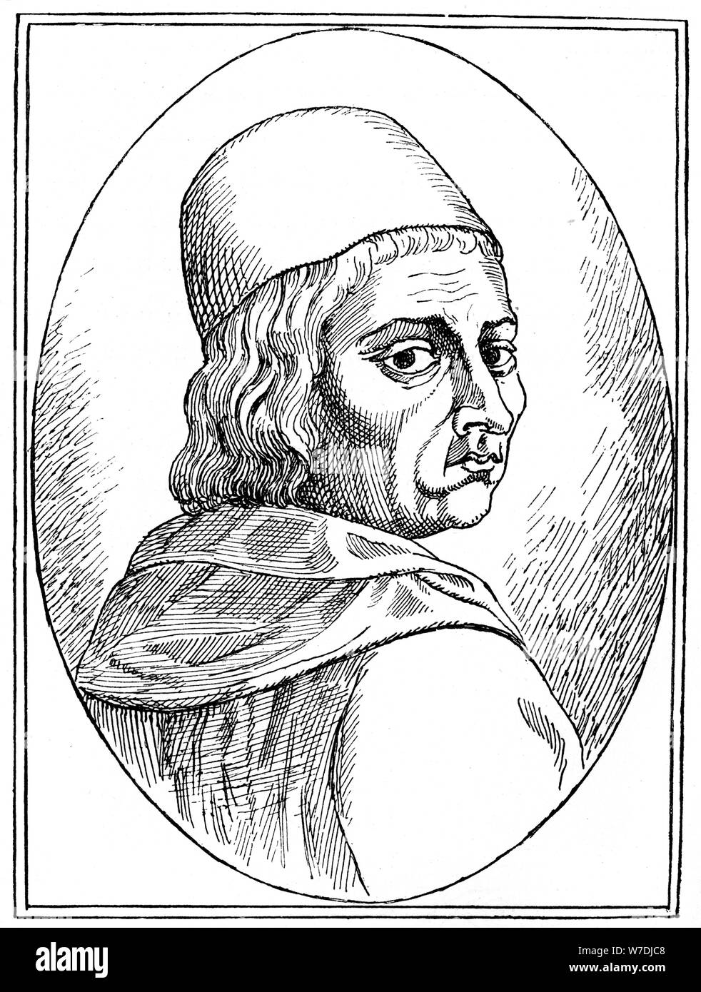 Marsilio Ficino (1433-1499), Italian humanist philosopher, 1882. Artist: Unknown Stock Photo