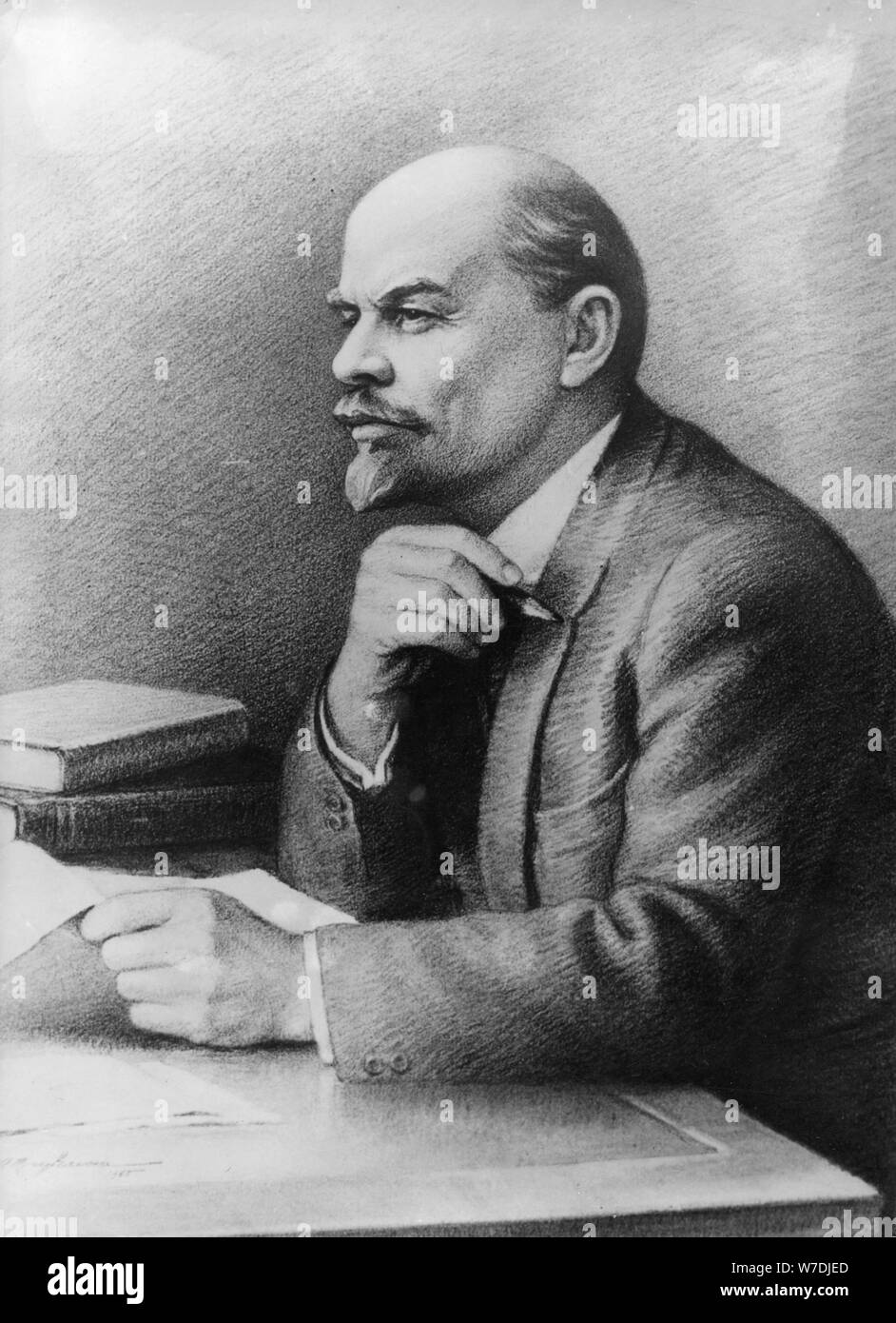 Vladimir Ilich Ulyanov Lenin Russian Bolshevik Revolutionary And Politician Artist Unknown Stock Photo Alamy