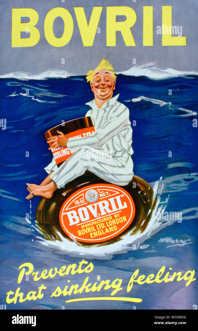 Bovril advert, 1924. Artist: Unknown Stock Photo
