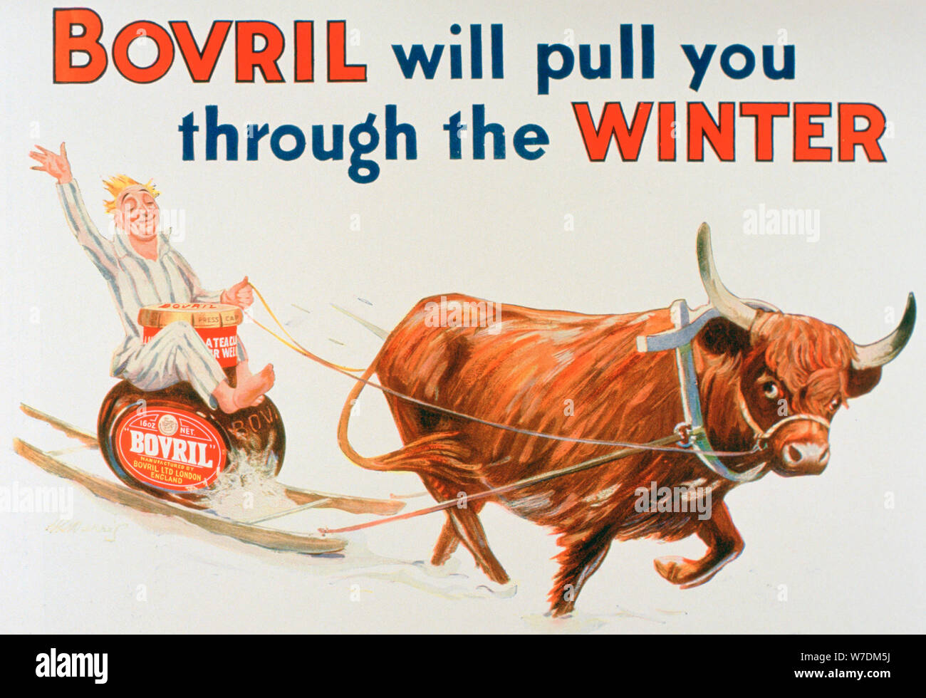 Bovril advert, 1927. Artist: Unknown Stock Photo