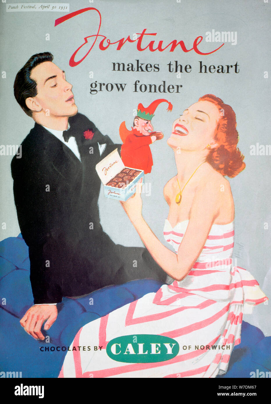 Advert for Caley chocolates, 1951. Artist: Unknown Stock Photo