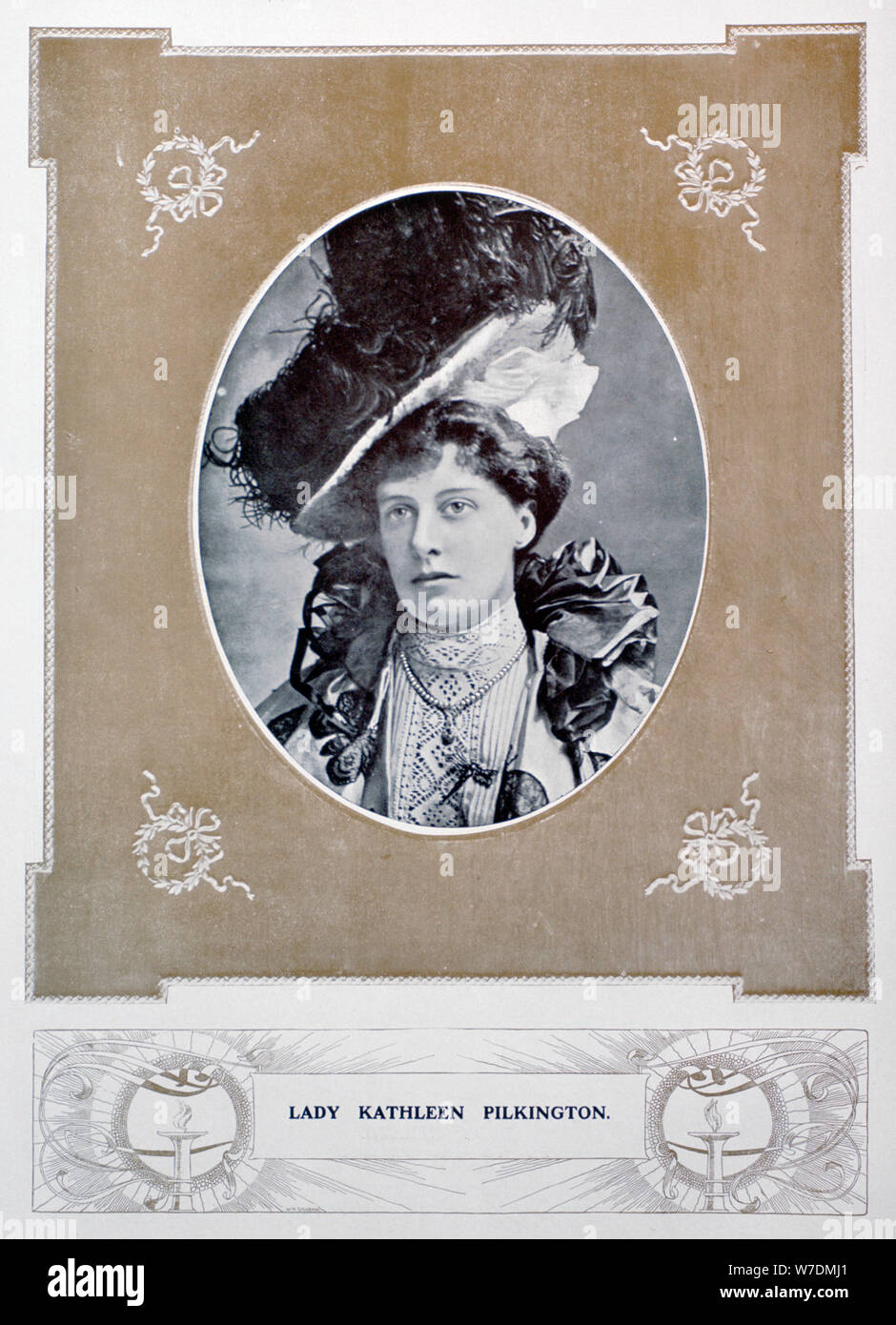 Lady Kathleen Pilkington, 1901. Artist: Unknown Stock Photo