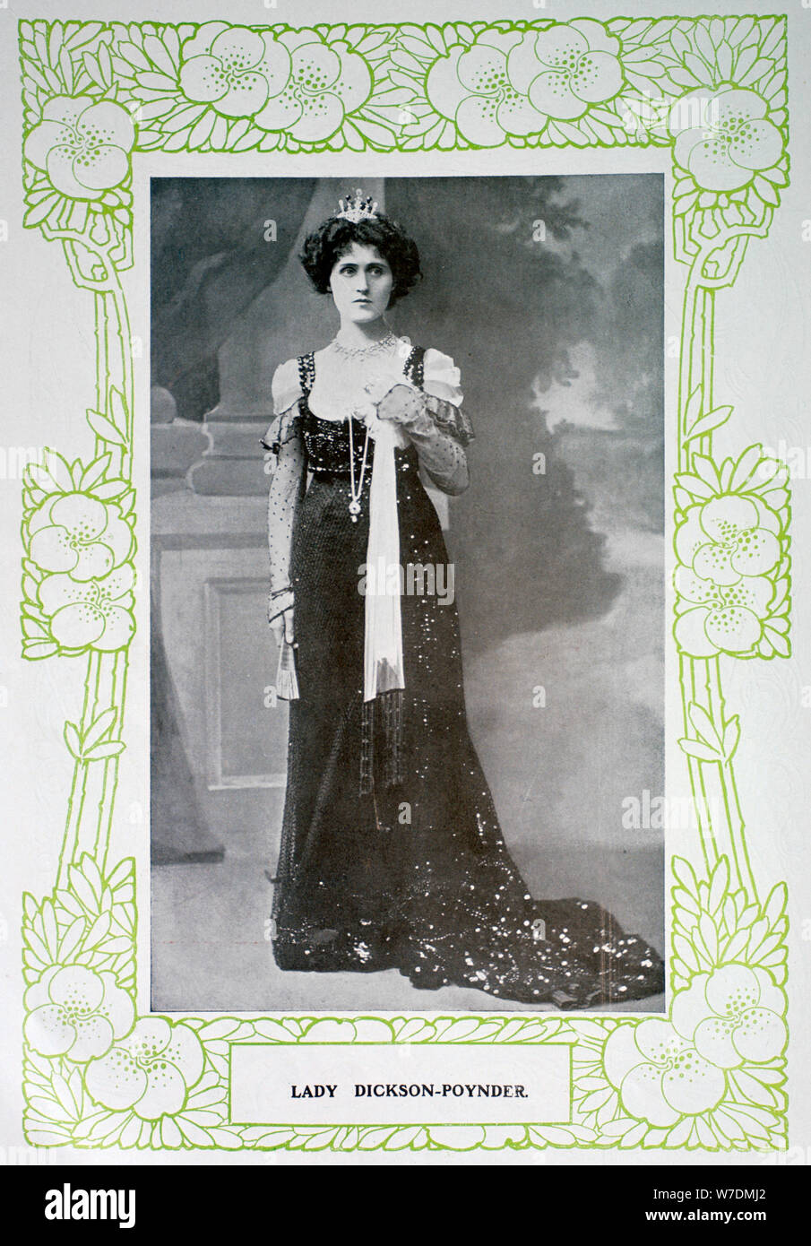 Lady Dickson-Poynder, 1901. Artist: Unknown Stock Photo