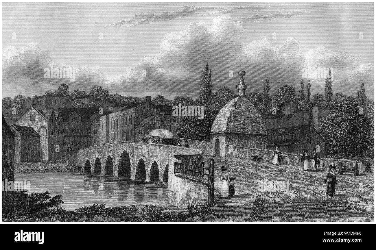 Bradford on Avon, Wiltshire, 19th century. Artist E Francis Stock