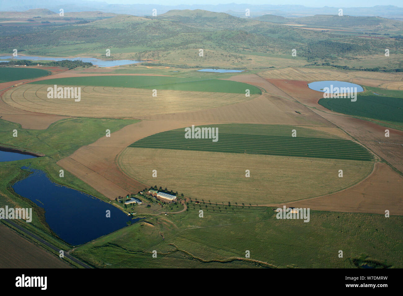 Aerial south africa landscape farms hi-res stock photography and images ...