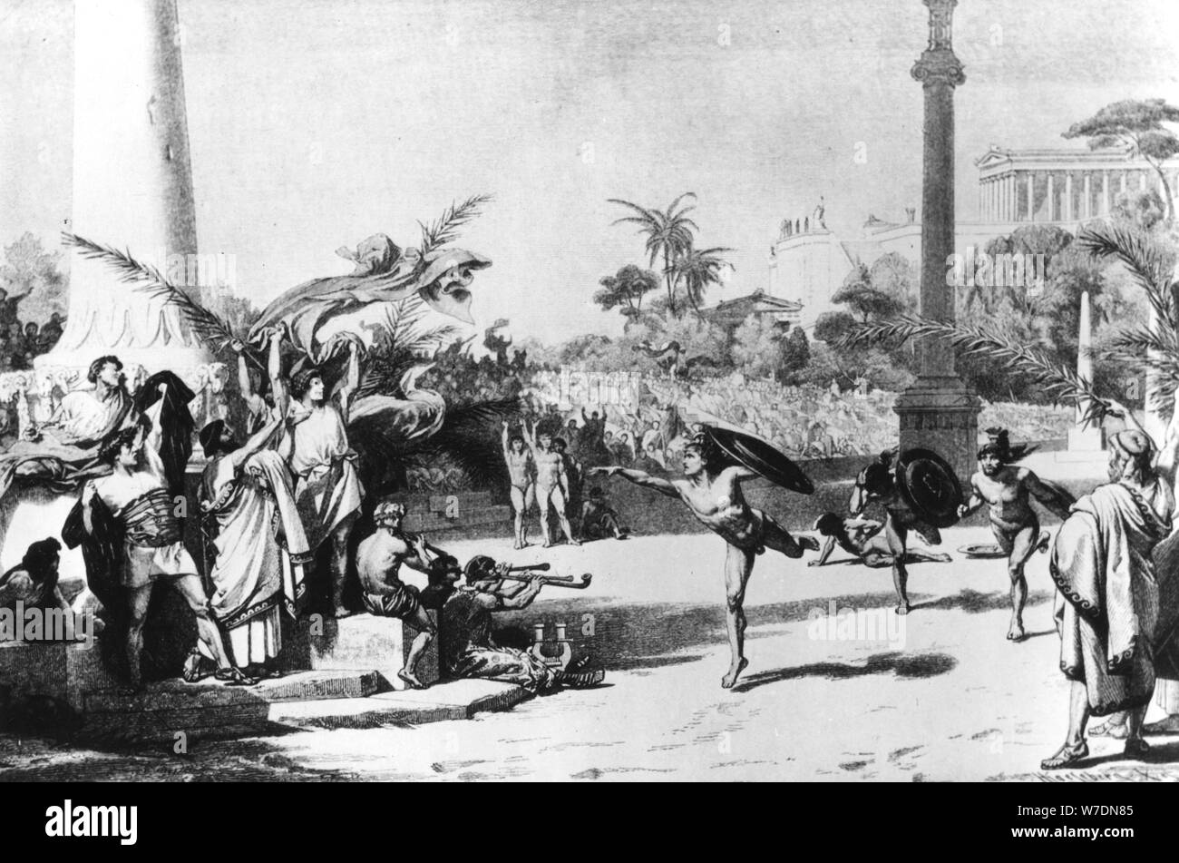 Ancient olympic games 19th century hi-res stock photography and images ...