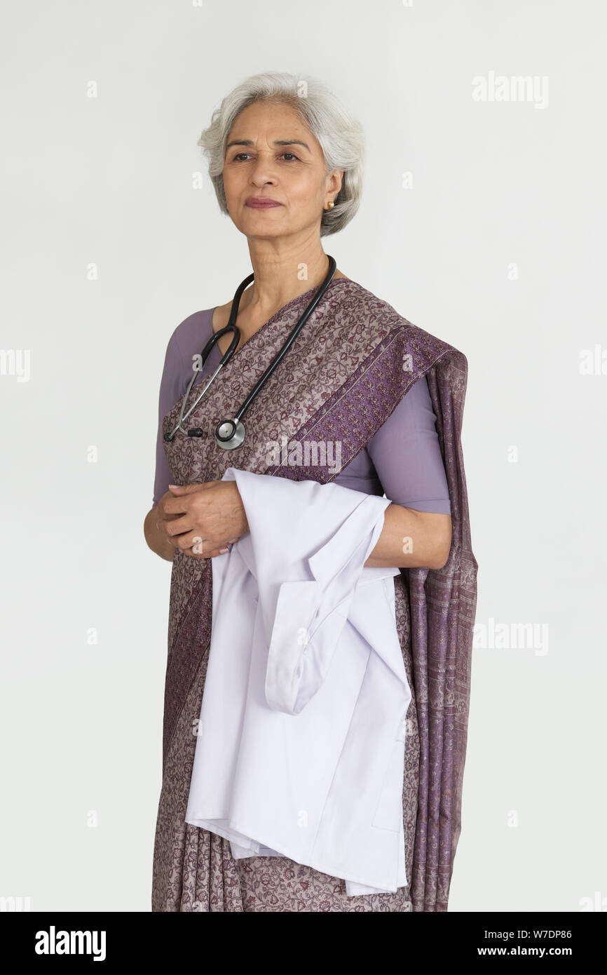 Old female lab coat hi-res stock photography and images - Alamy