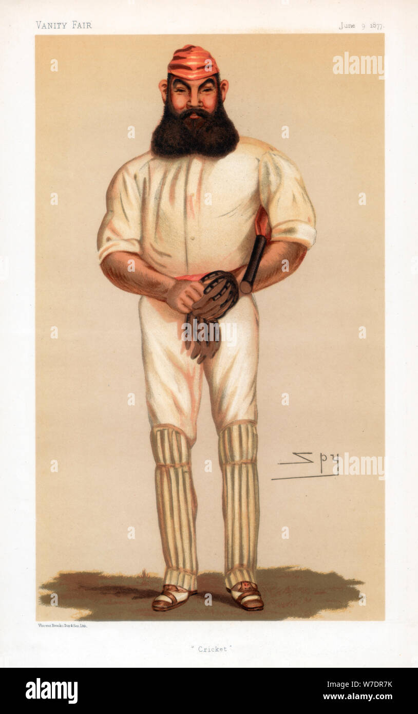 'Cricket', 1877.  Creator: Sir Leslie Matthew Ward. Stock Photo