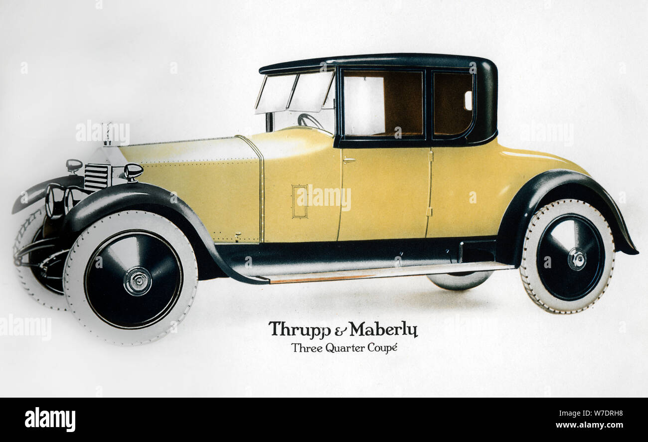 Rolls-Royce Three Quarter Coupe, 1910-1929(?). Artist: Unknown Stock Photo