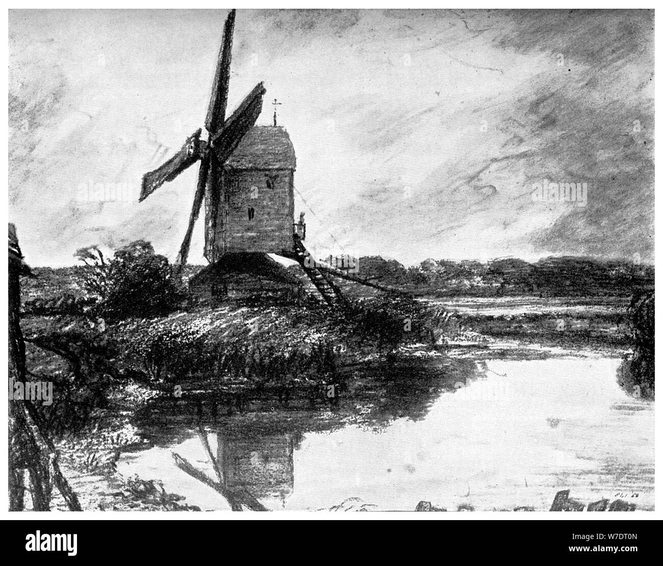 'A Windmill', 1802 (1899). Artist: Unknown Stock Photo