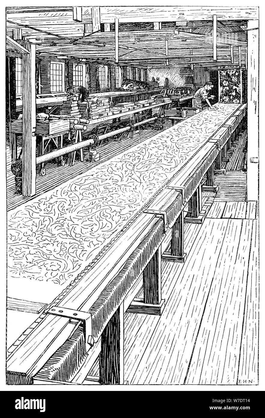 Printing room london 19th century Black and White Stock Photos & Images ...