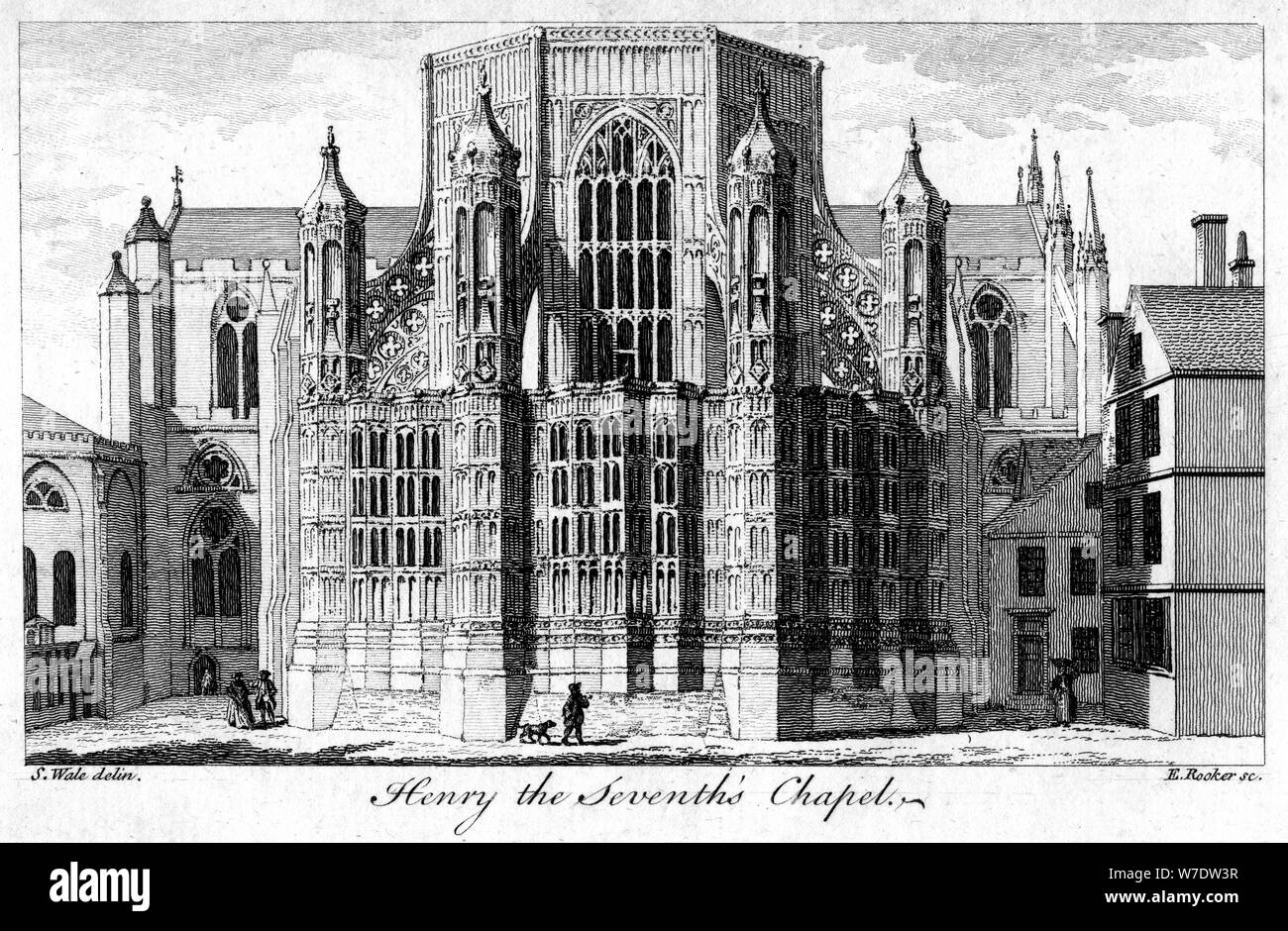 Edward Rooker Henry VII Chapel, Westminster Abbey, London, 18th century.Artist ...