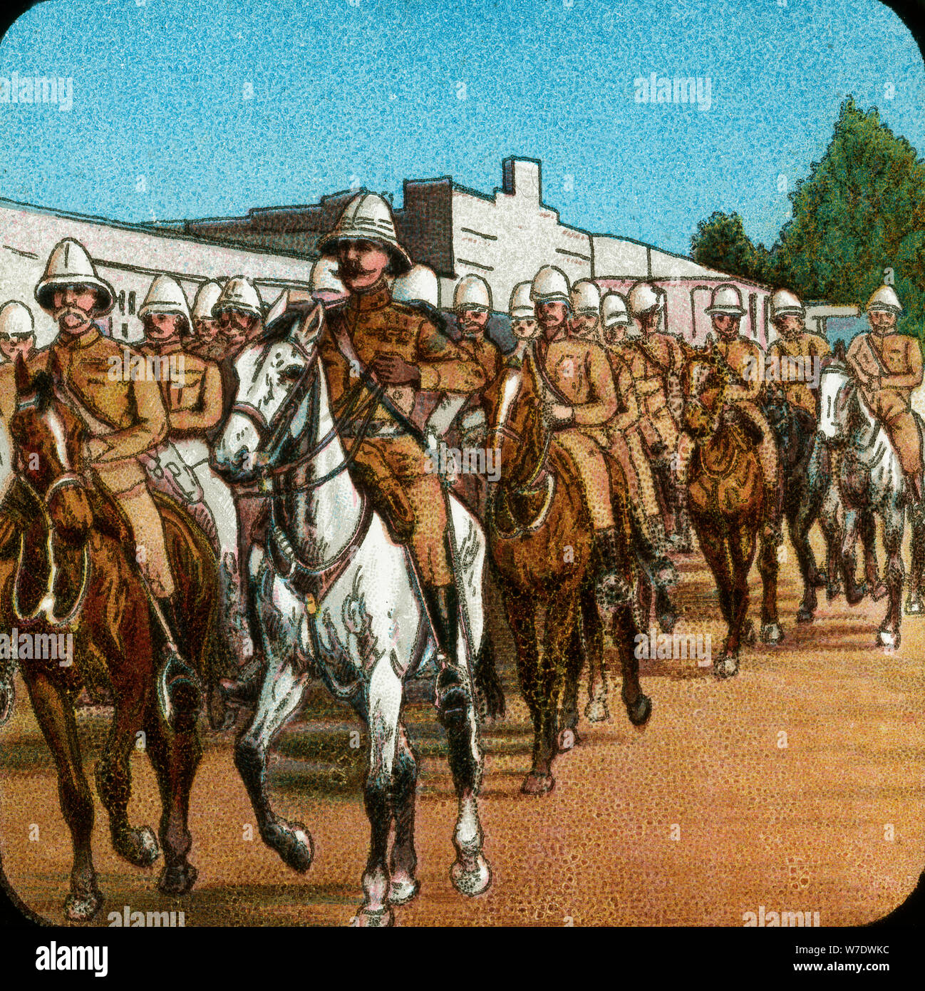 Lord Roberts entering Pretoria, Boer War, South Africa, 1900 (1925