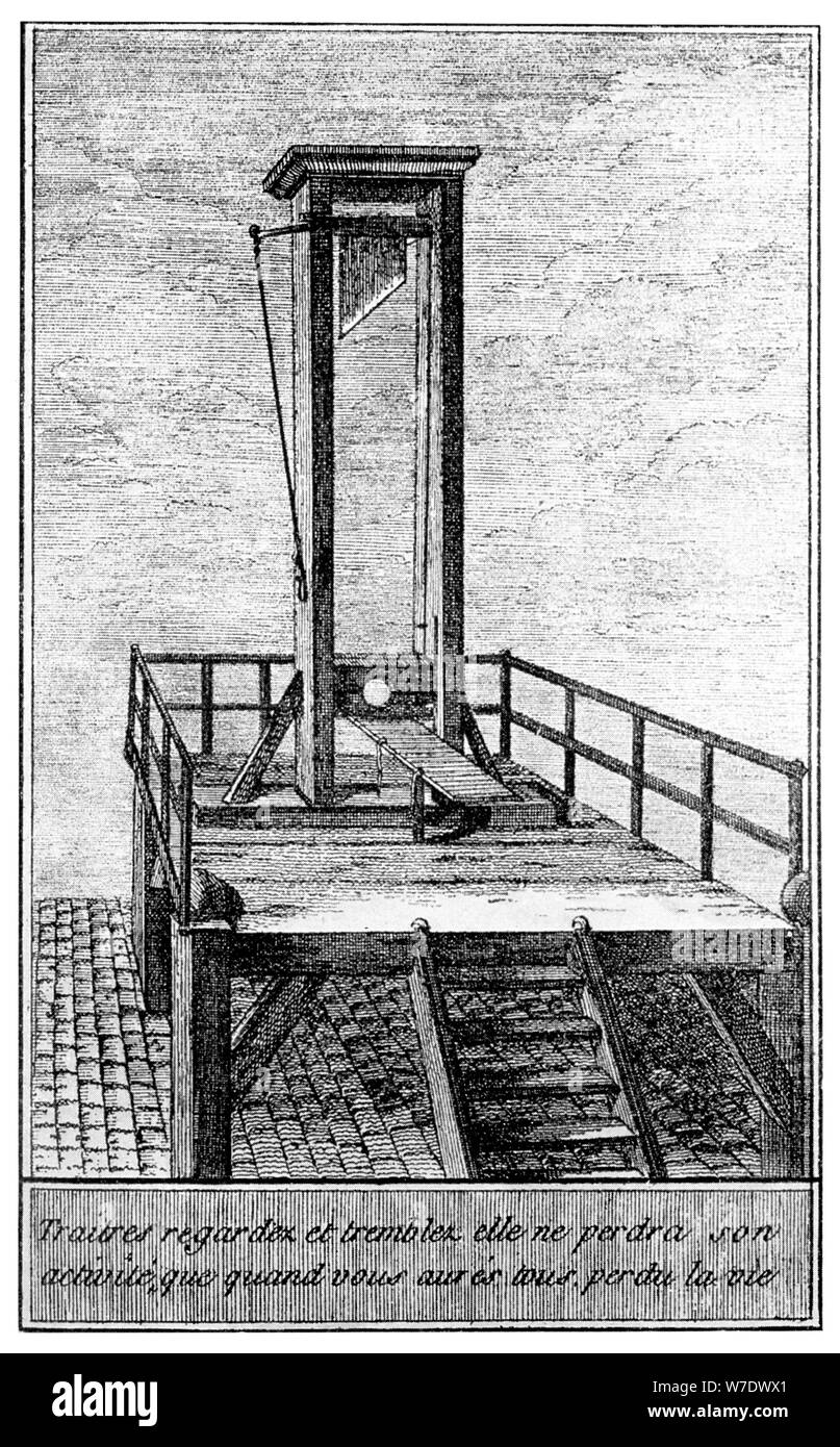 French revolution 1789 guillotine Black and White Stock Photos & Images ...
