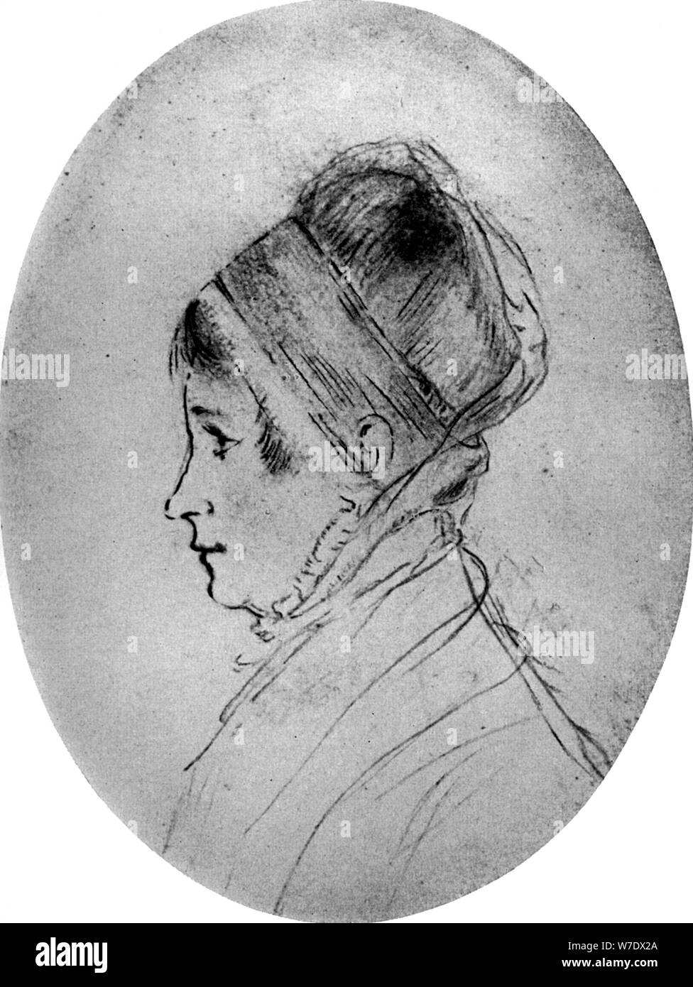 Elizabeth Fry, British prison and social reformer, c1798-1800 (1956). Artist: Unknown Stock Photo
