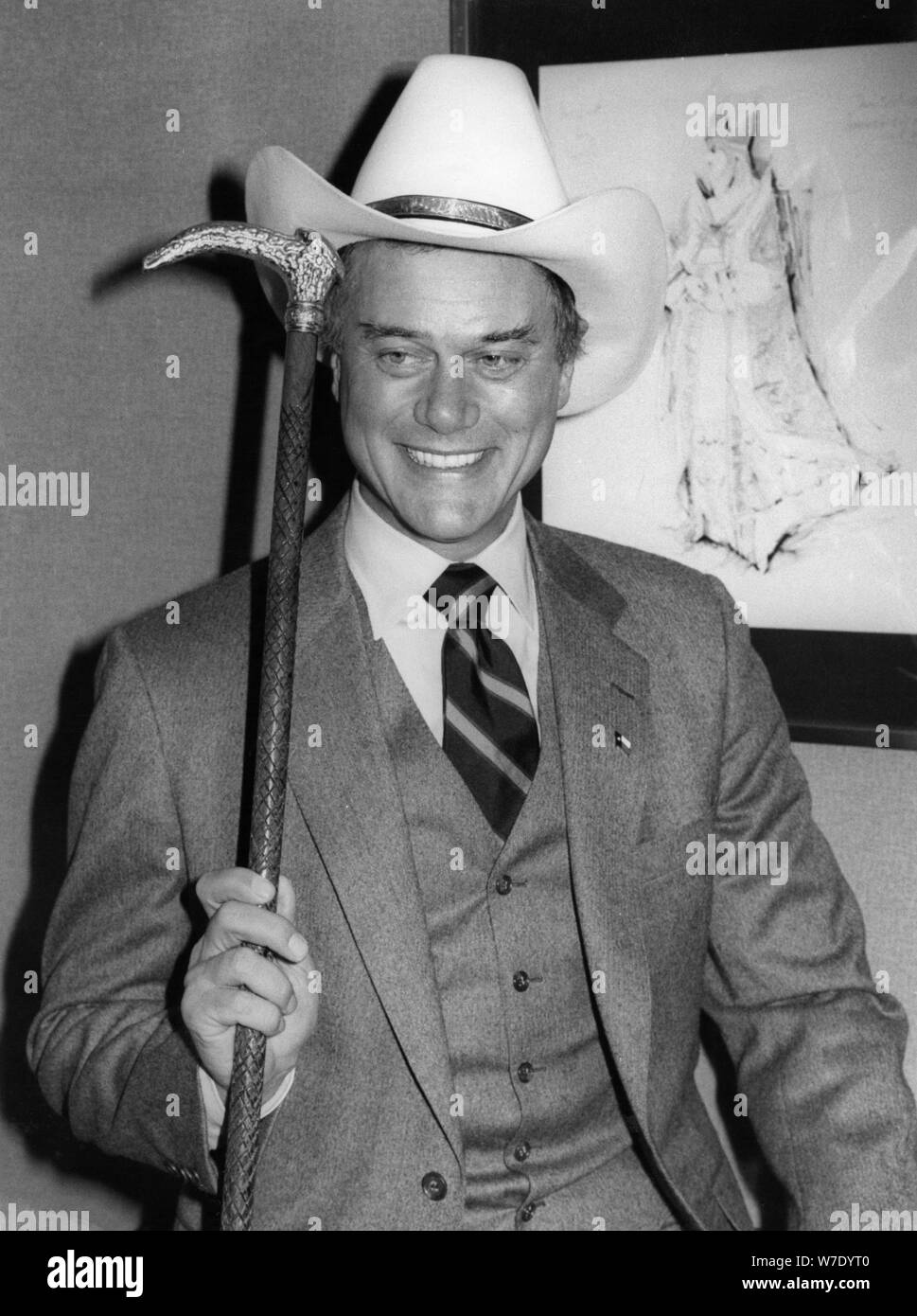 Larry Hagman, American film and television actor, London, 1980. Artist: Unknown Stock Photo