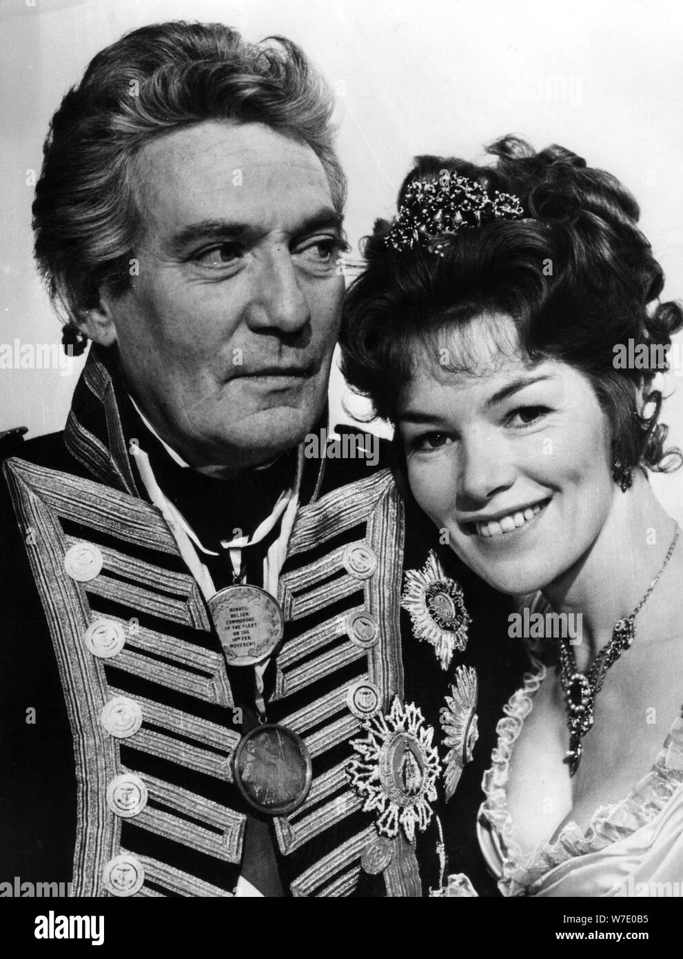 British actors Peter Finch and Glenda Jackson in 'Bequest to the Nation', c1973. Artist: Unknown Stock Photo