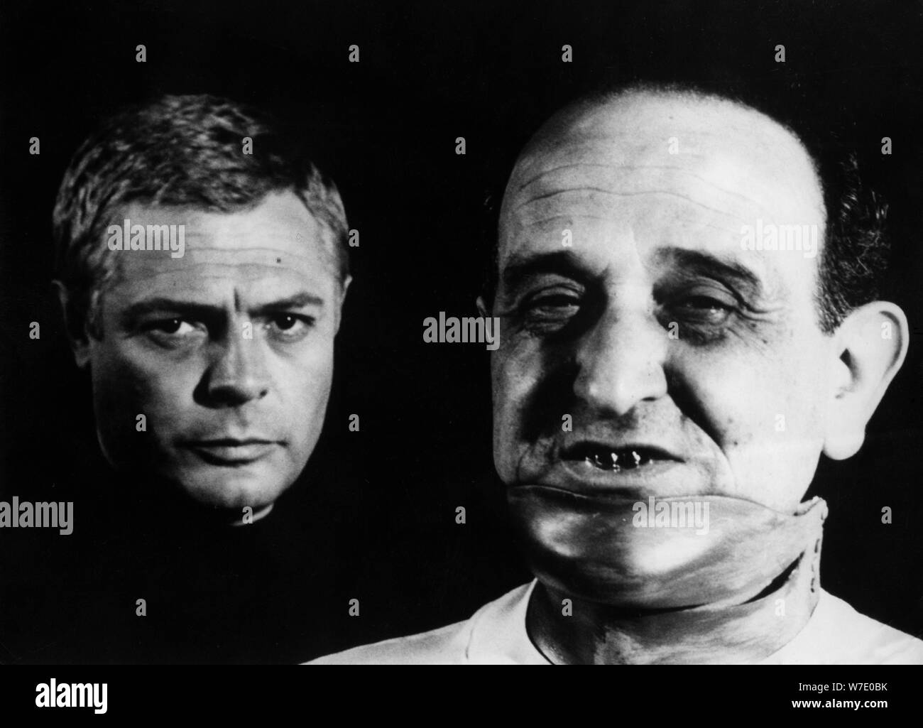 Italian actors Marcello Mastroianni and Salvo Randone, c1961. Artist: Unknown Stock Photo