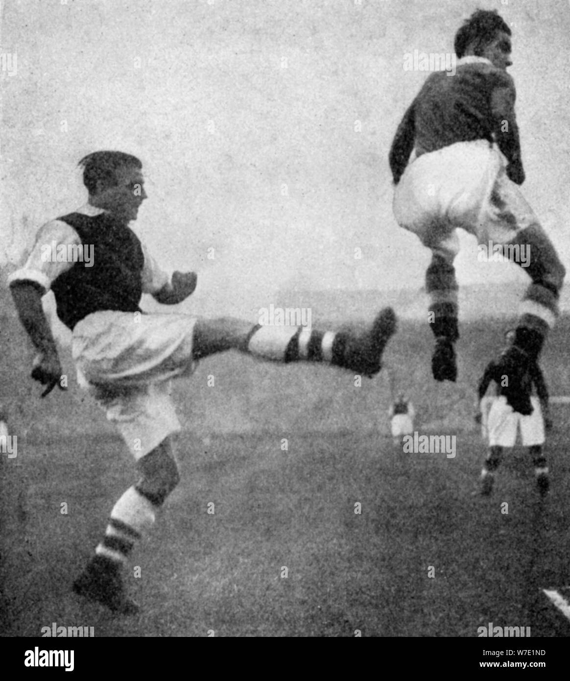 Action from an Arsenal v Chelsea football match, c1936-c1944. Artist: Sport & General Stock Photo