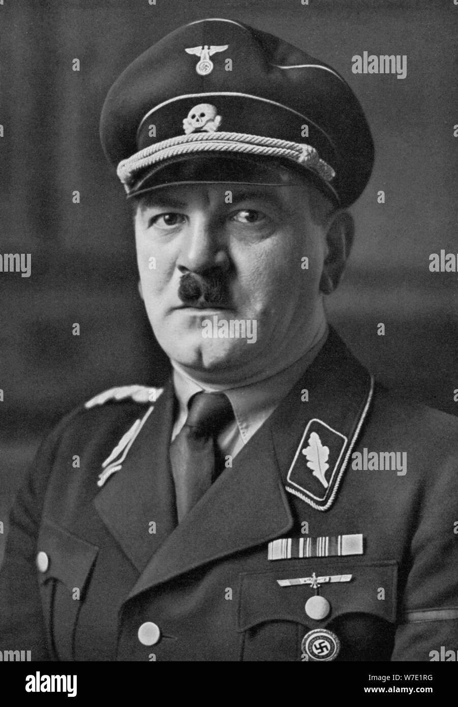 Julius Schreck, member of the SS and chauffeur of Adolf Hitler, 1933. Artist: Heinrich Hoffmann Stock Photo