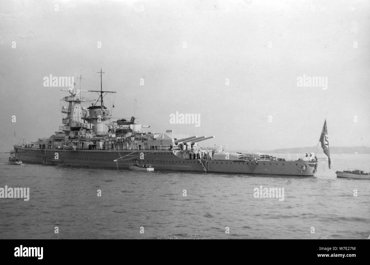 German pocket battleship 'Admiral Graf Spee', 1937. Artist Unknown