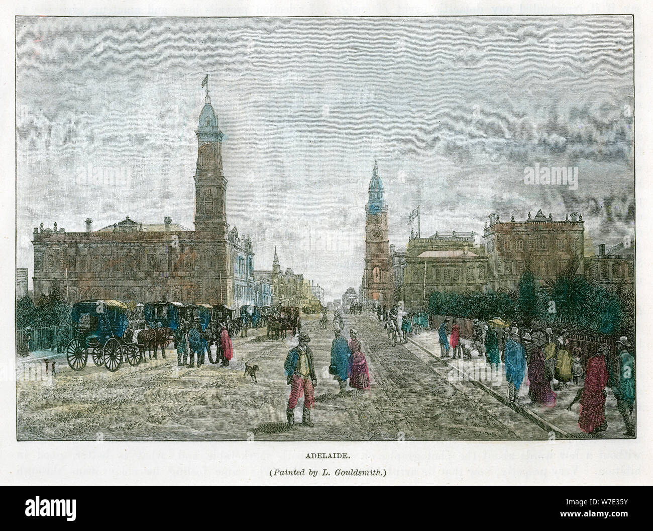 Adelaide city and busy hires stock photography and images Alamy