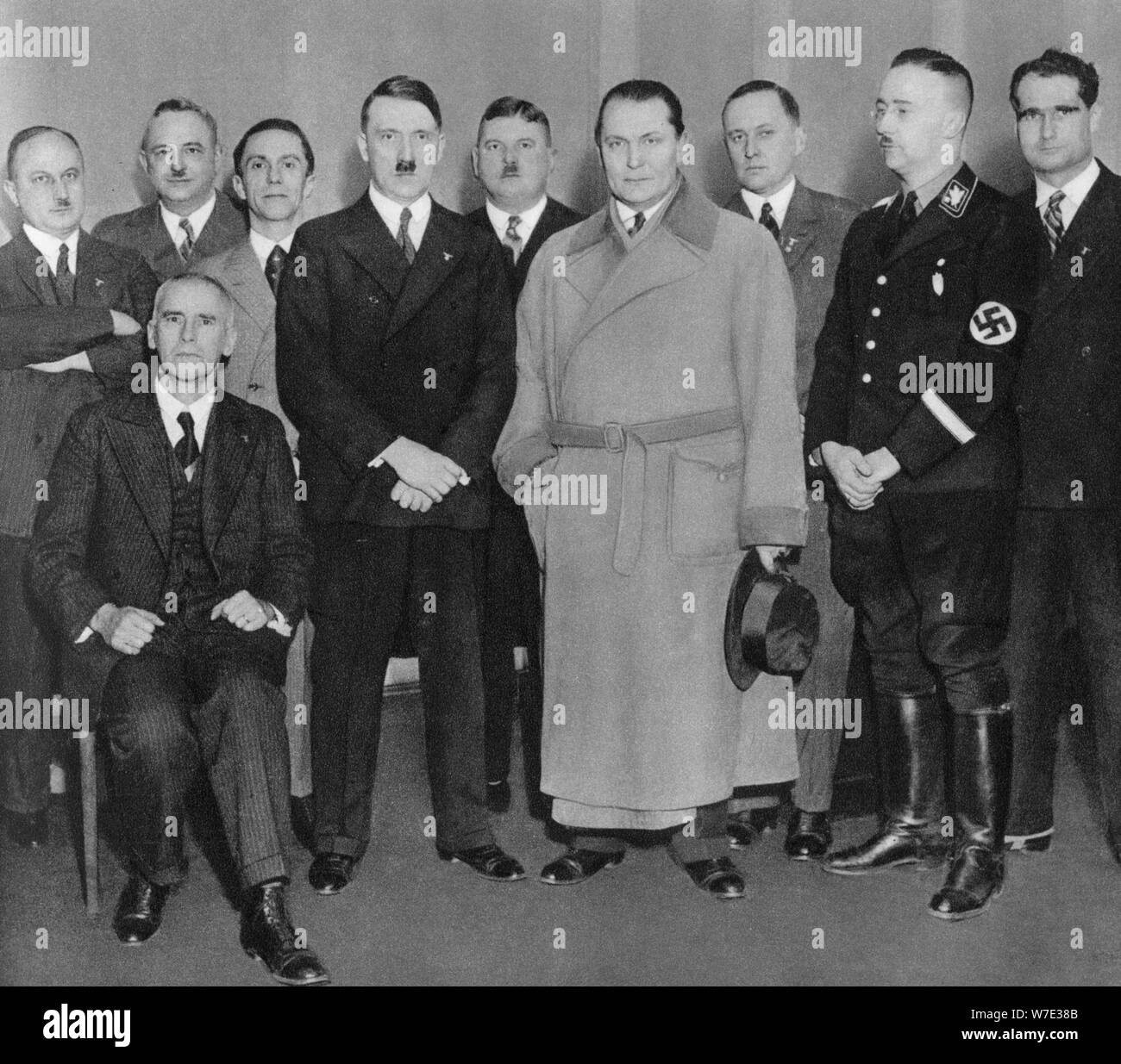 German Nazi party leaders, c1933(?). Artist: Unknown Stock Photo