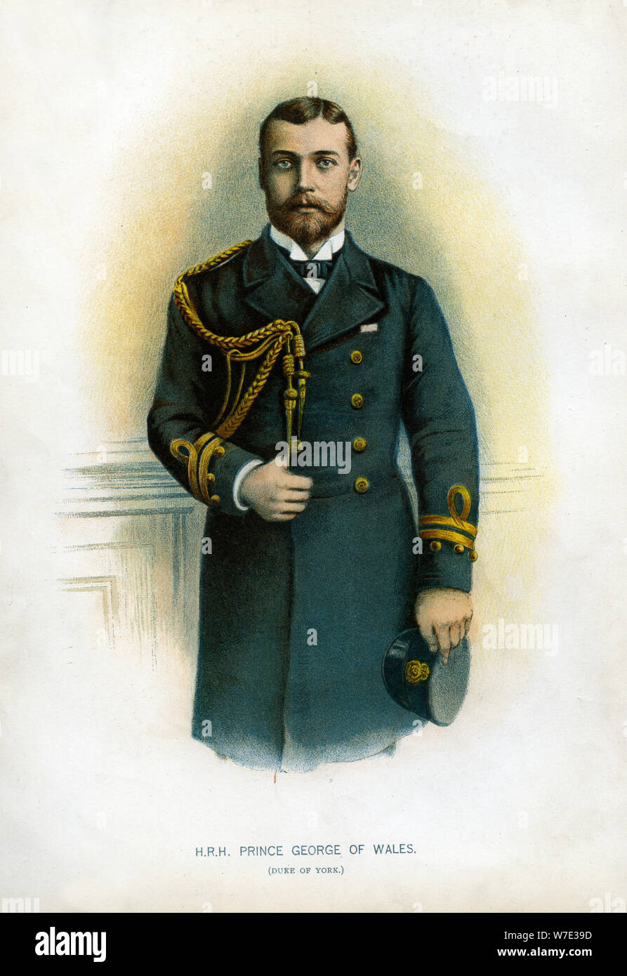 Prince George of Wales, Duke of York, 1890-1893. Artist: Unknown