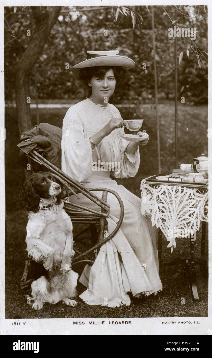 Millie Legarde, English actress, c1906.Artist: Rotary Photo Stock Photo
