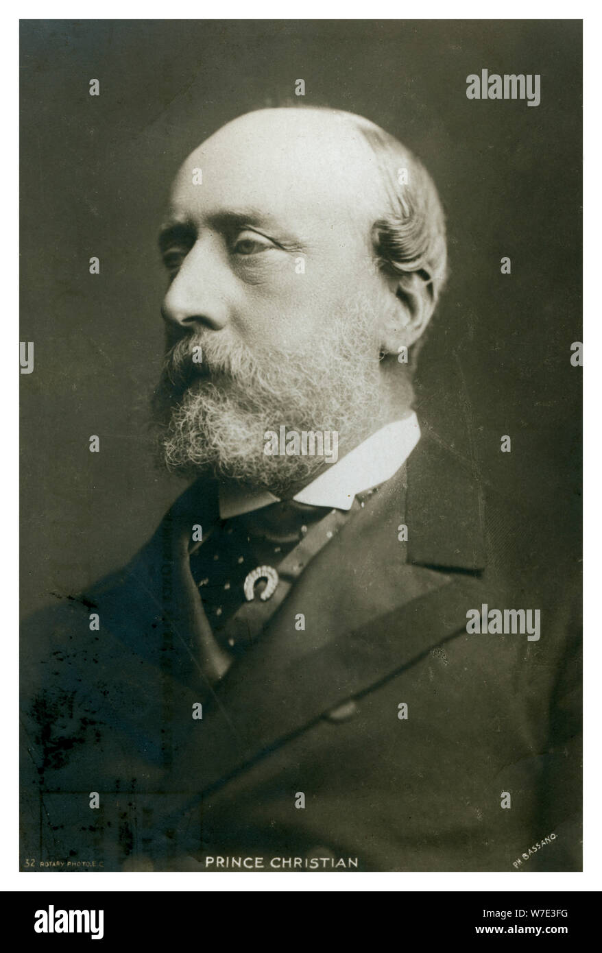 Prince Christian of Schleswig-Holstein, c1890-c1909(?). Artist: PM Bassano Stock Photo