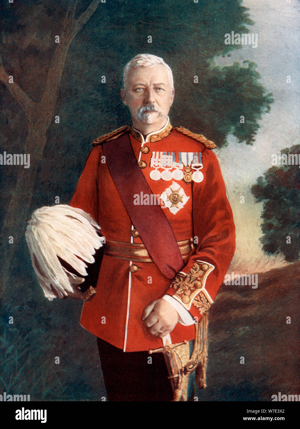 Lieutenant General Sir Robert Low 1900 Artist Elliott And Fry Stock