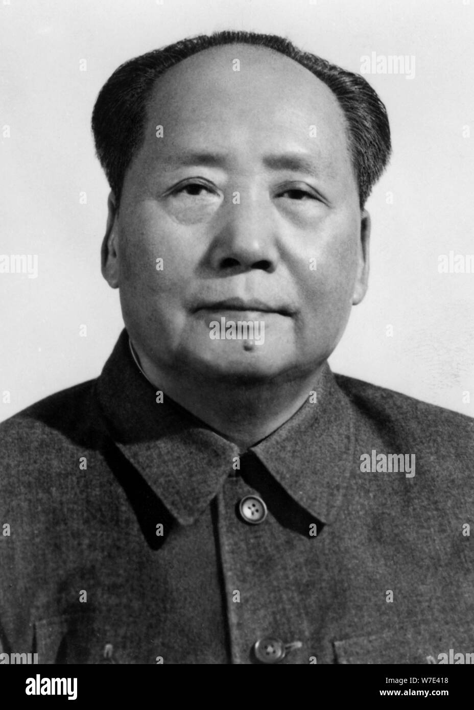 Mao Zedong, Chinese Communist revolutionary and leader, c1950s(?). Artist: Unknown Stock Photo
