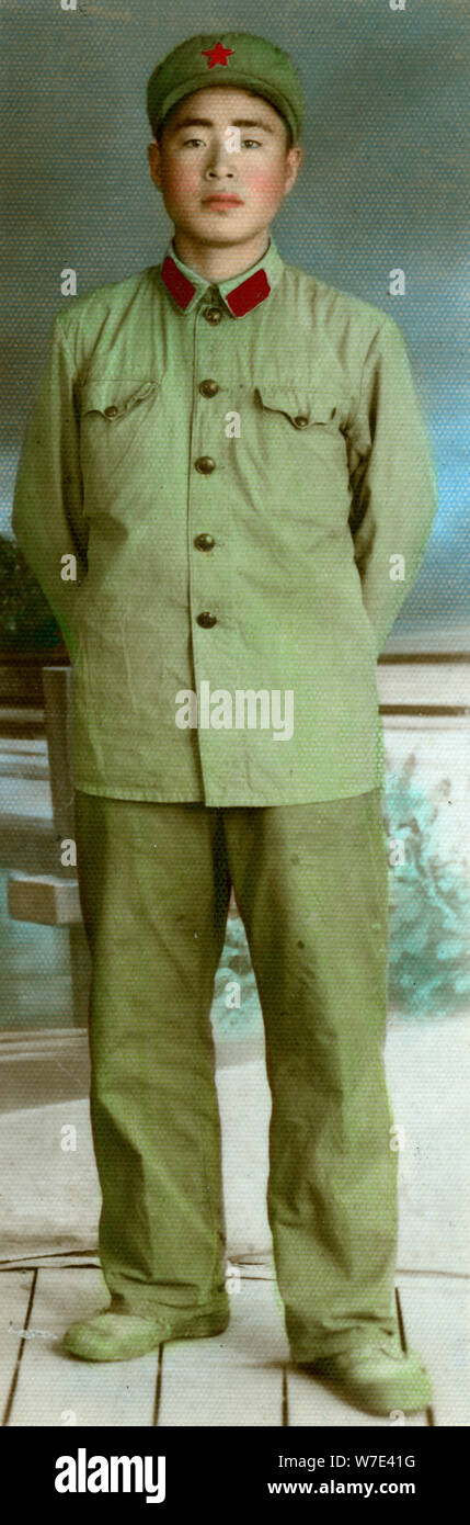 Chinese military uniform, 1966. Artist: Unknown Stock Photo - Alamy