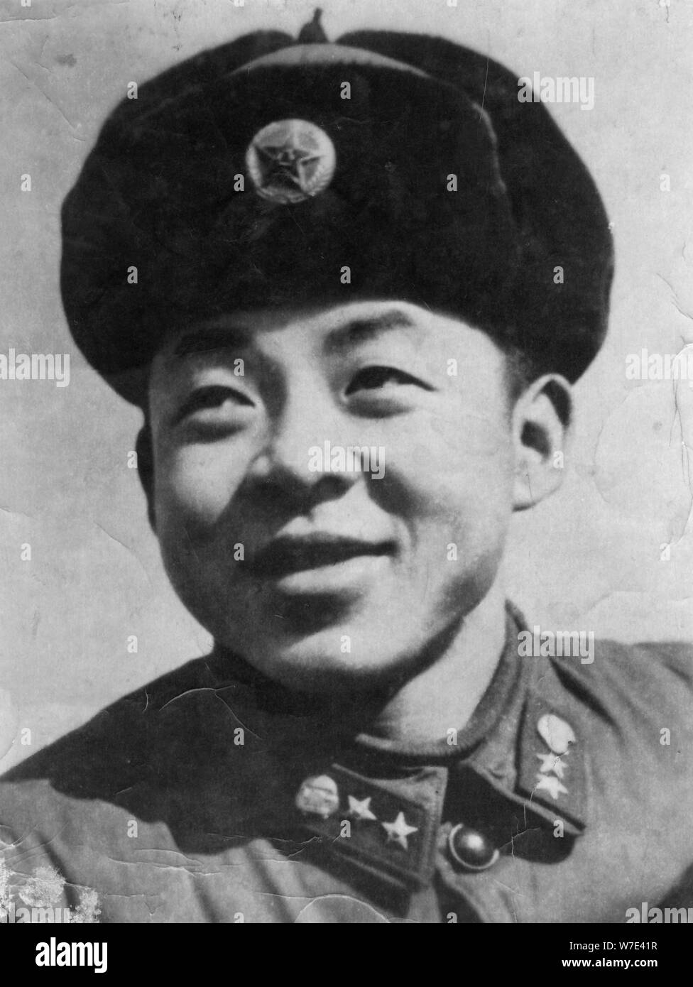Lei Feng, Chinese soldier of the People's Liberation Army, c1962. Artist: Unknown Stock Photo